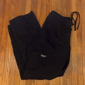 Black Cherokee Scrub Bottoms (Small Petite)